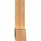 Ekena Millwork Portland Timber Gable Bracket, Western Red Cedar, 108"W x 22"H x 5 1/2"D x 5 1/2"F, 5/12 Pitch GBW108X22X0606POR00SWR - alternate 5